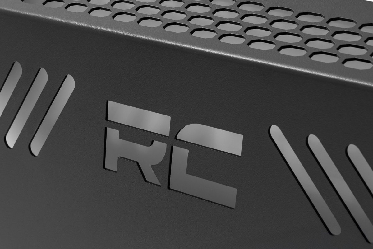 Mercedes-Benz Sprinter 3500XD Skid Plate - Rough Country - 11-Gauge Steel, Gloss Black Powder Coat - Gloss Black - '19-'25